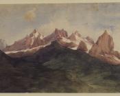 乔治费德里科沃茨 - Alpine landscape